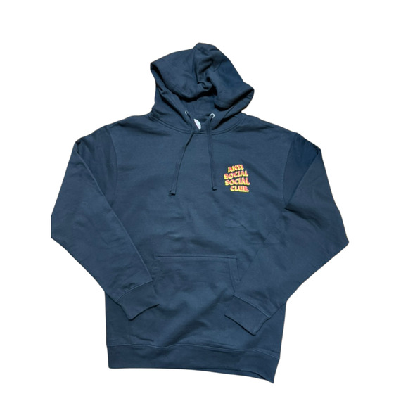 Anti Social Social Club Popcorn Hoodie Black – Size Medium – Brand New - Picture 3 of 4